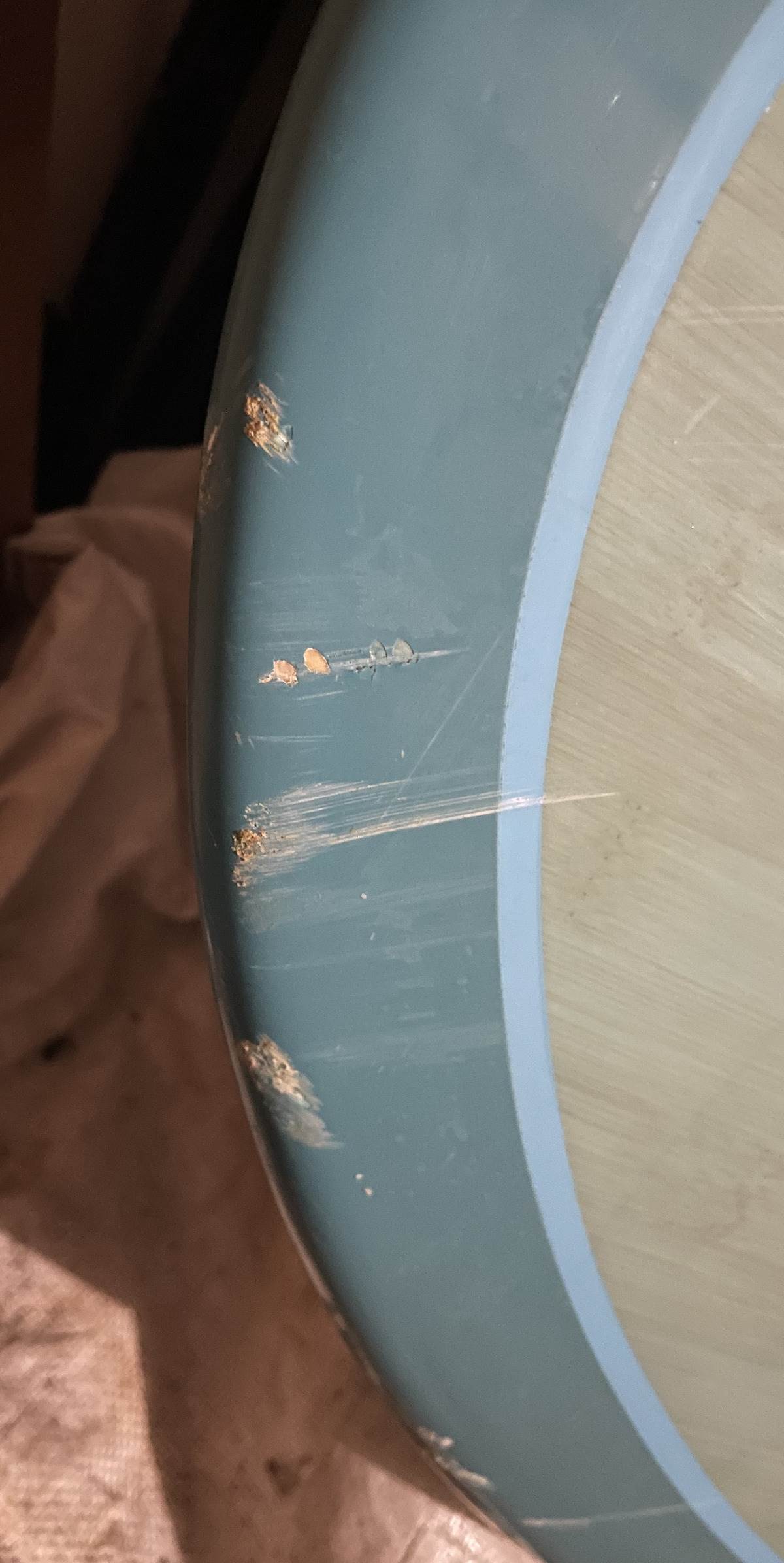 Tough finish but chipped