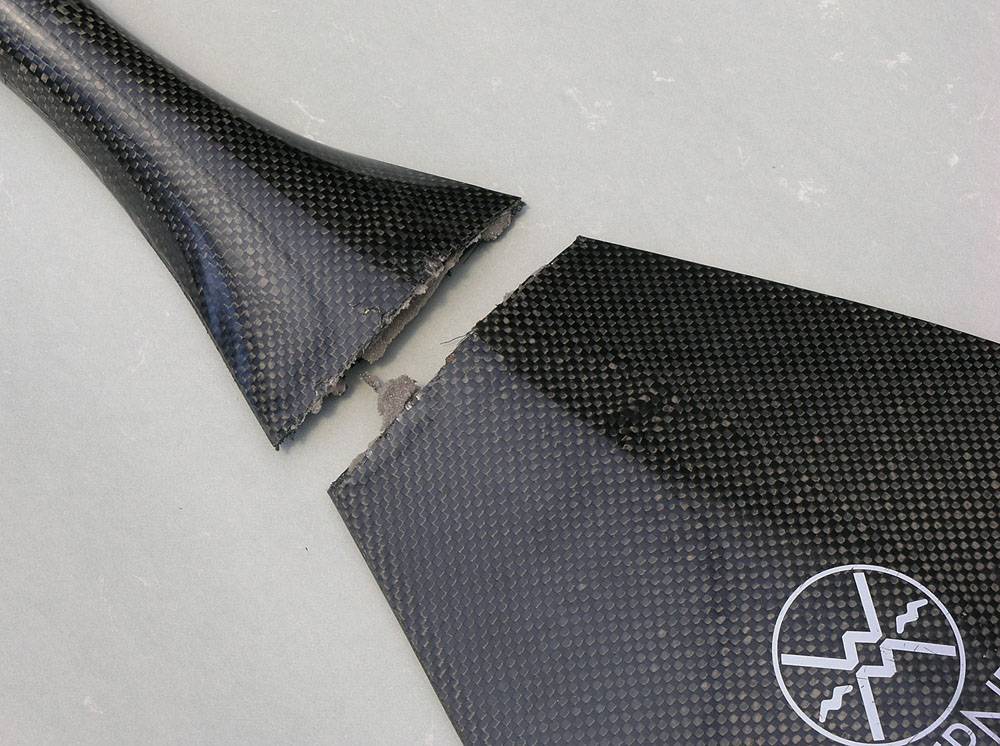 Repair job on Werner Paddle