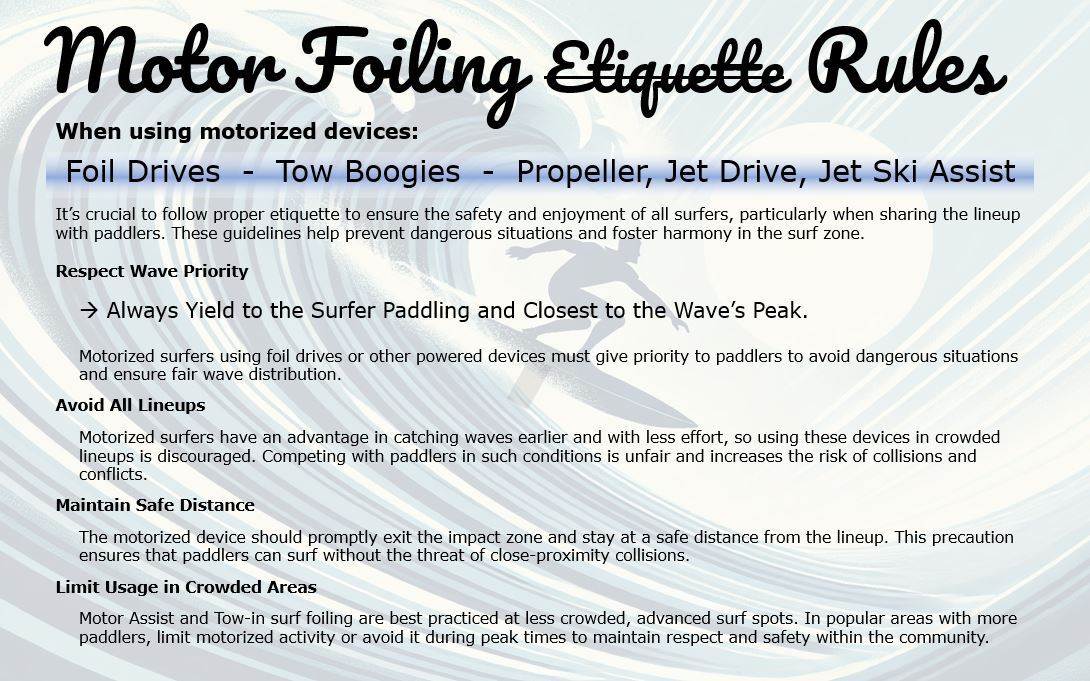 20241103 Tow Foiling Etiquette v4