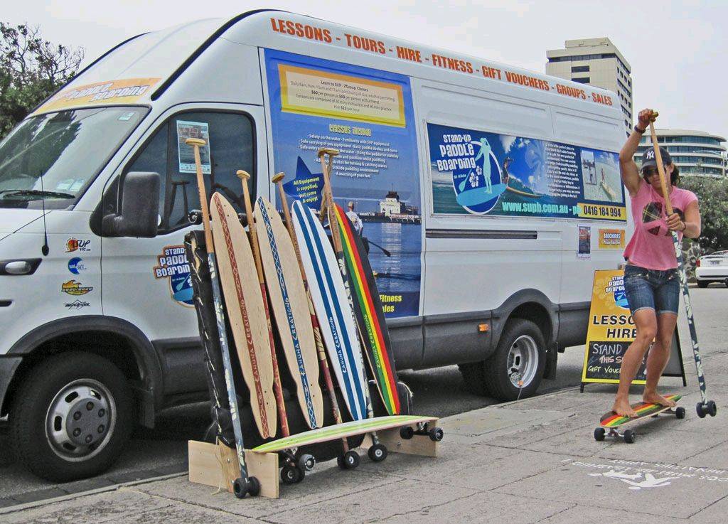 Street SUP at the SUP Bus