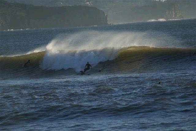casso and dan paddle boarding