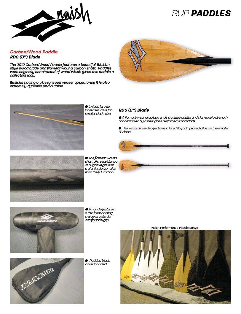 NaishCarbonWoodPaddle
