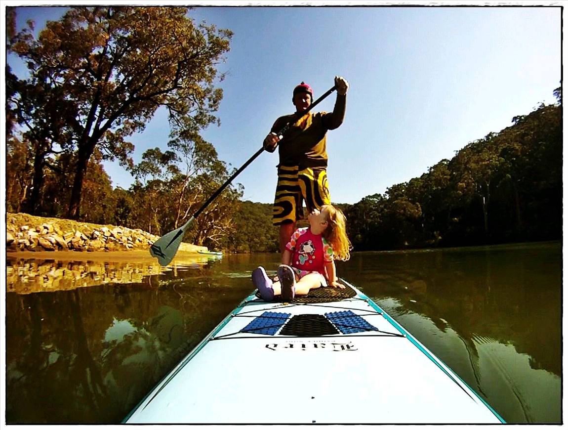 Tylah's First SUP Session 21st September 2010 004-1