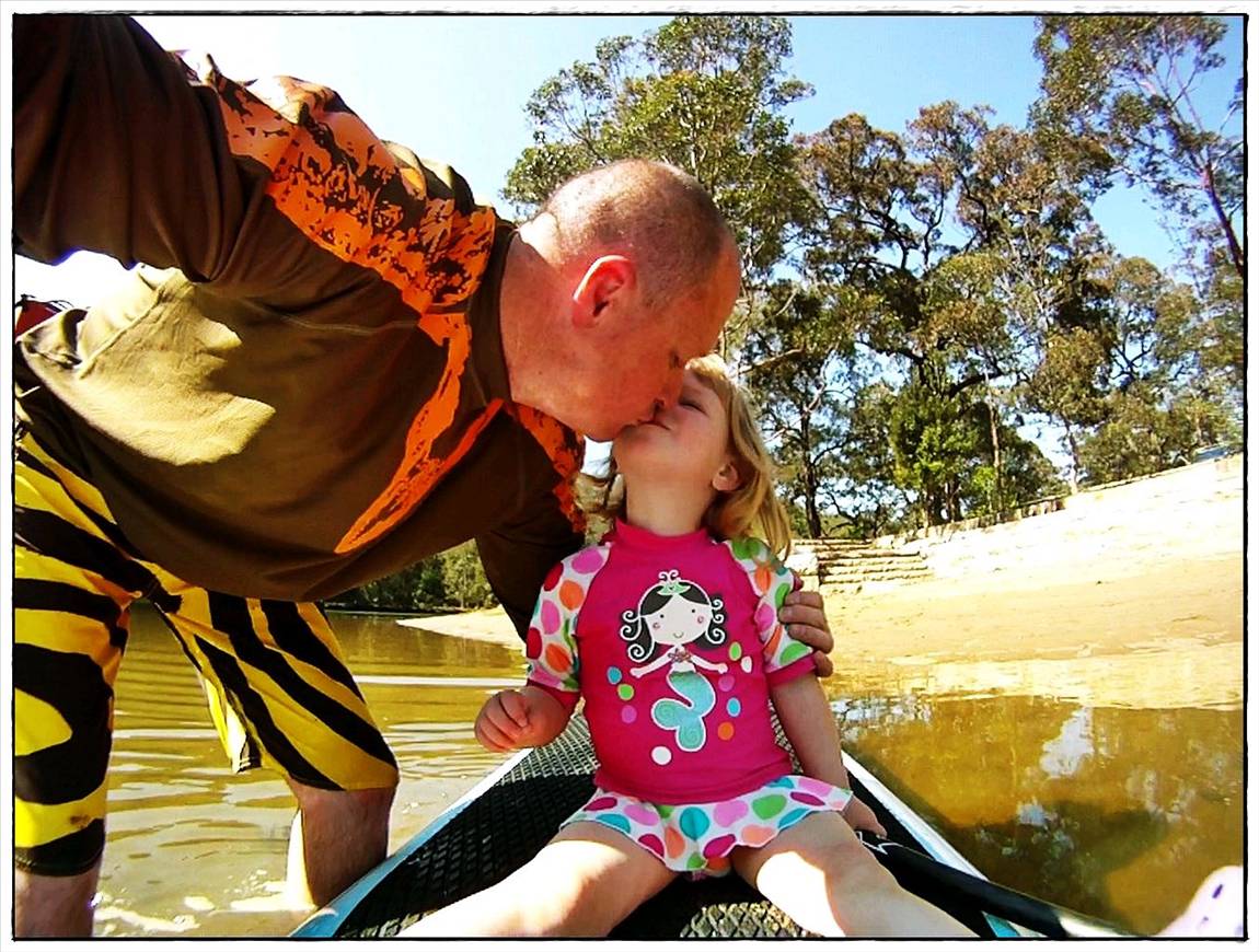 Tylah's First SUP Session 21st September 2010 005-1