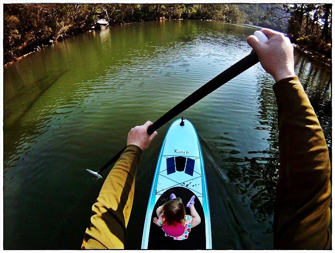 Tylah's First SUP Session 21st September 2010 005-3
