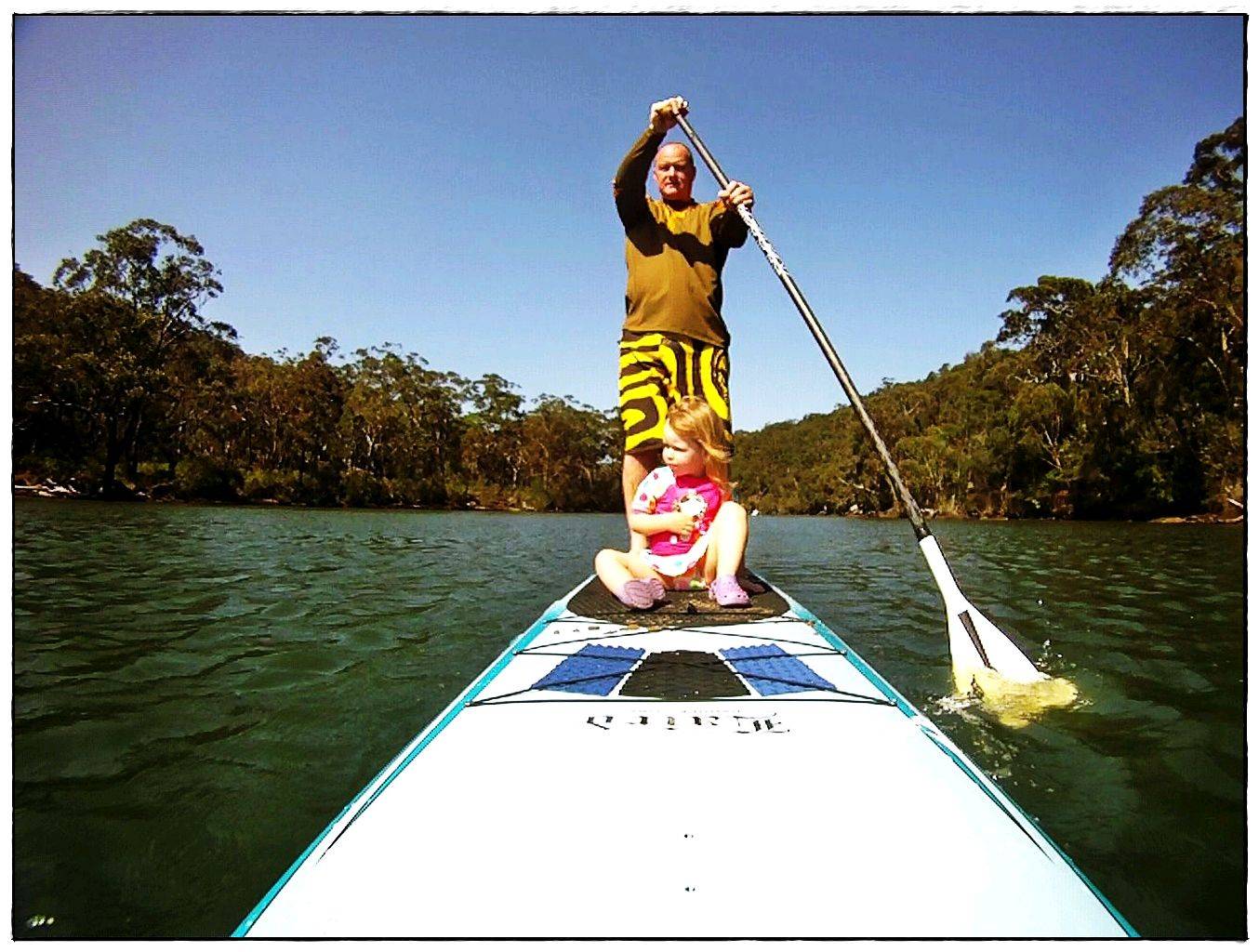 Tylah's First SUP Session 21st September 2010 006