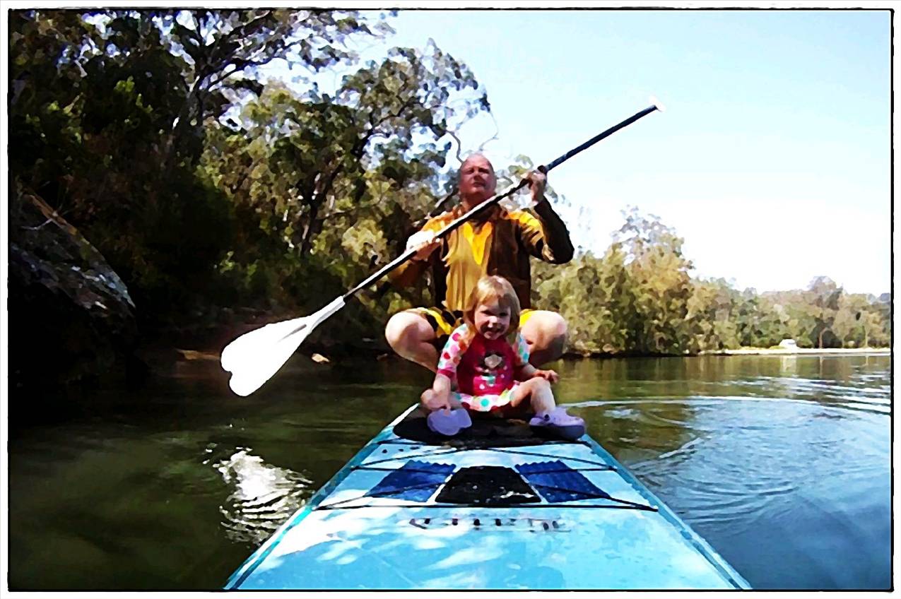 Tylah's First SUP Session 21st September 2010 006-6