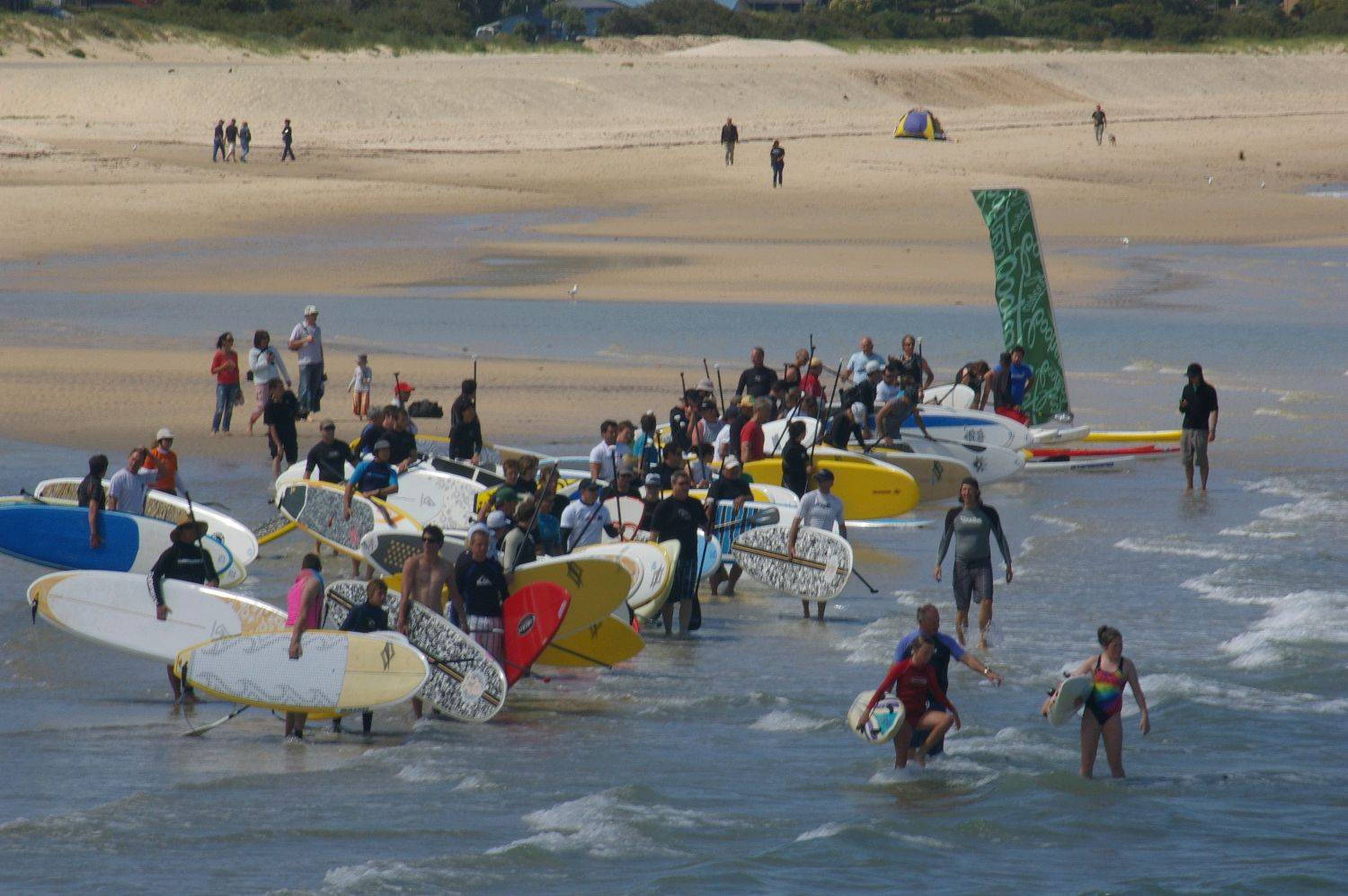 ONBOARD SA SUP DOWNWIND RACE