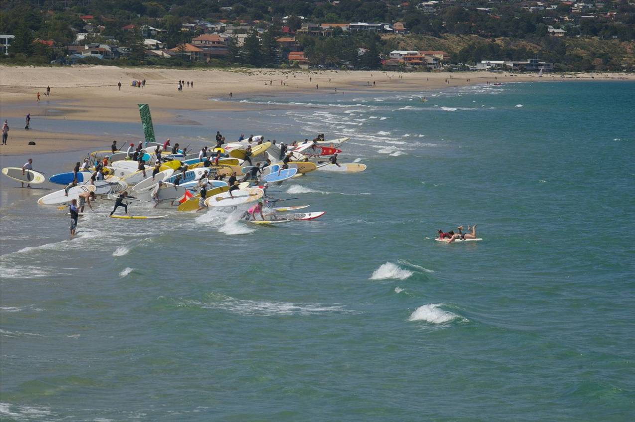 ONBOARD SA SUP DOWNWIND RACE