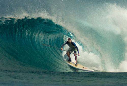 Red Air inflatable in deep