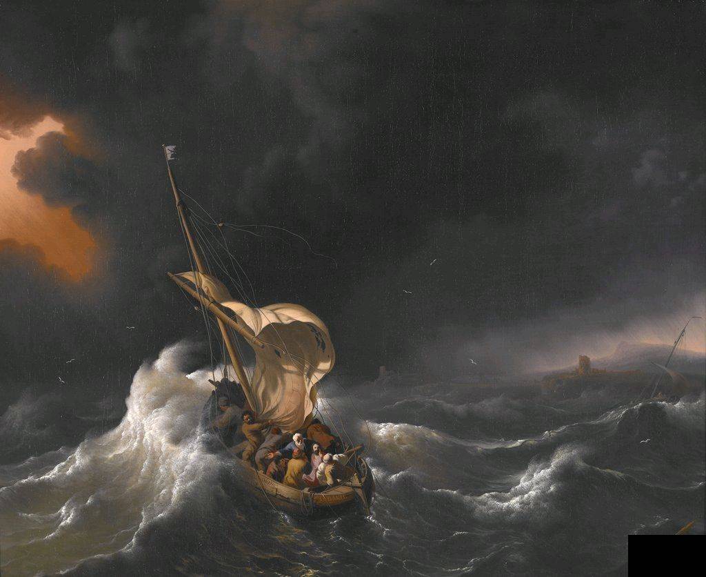 Backhuysen, Ludolf - Christ in the Storm on the Sea of Galilee - 1695