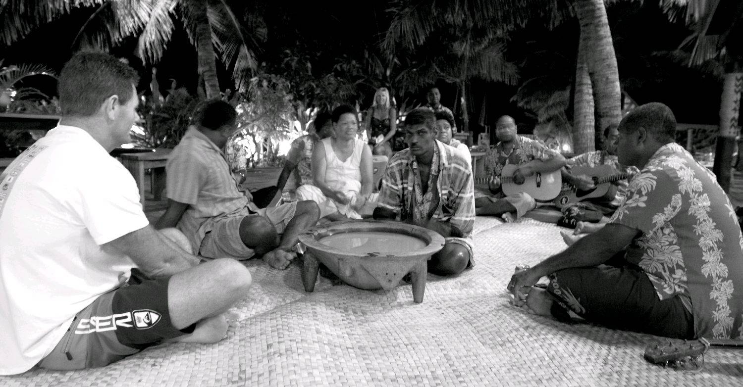 25. Phil at the kava bowl