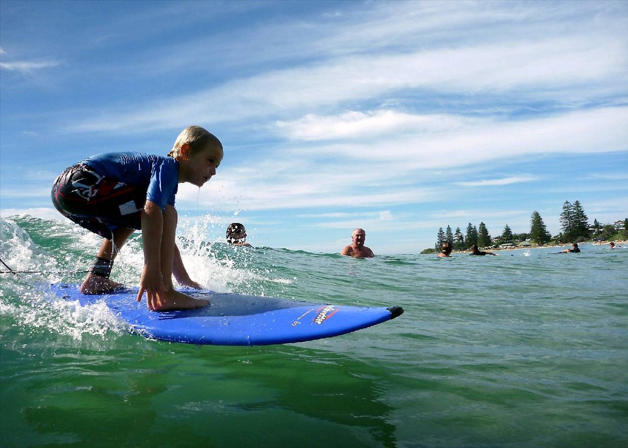 First Wave...Stoked!