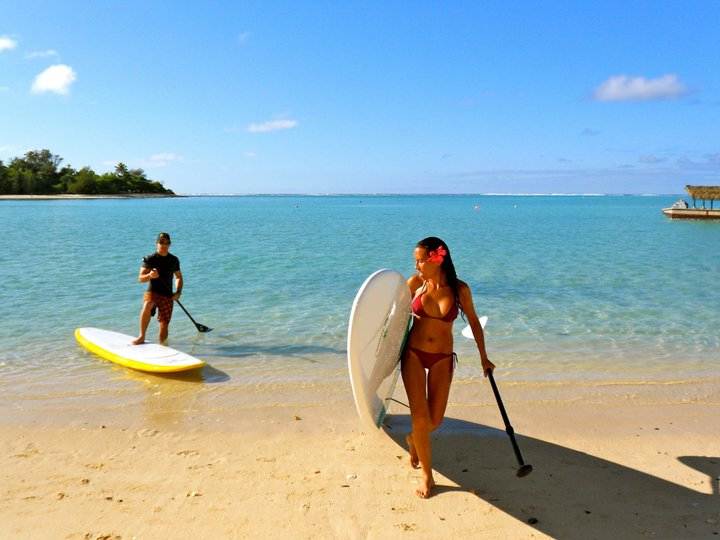SUNNY KING PADDLEBOARDS 'Walk on Water Week' COOK ISLANDS