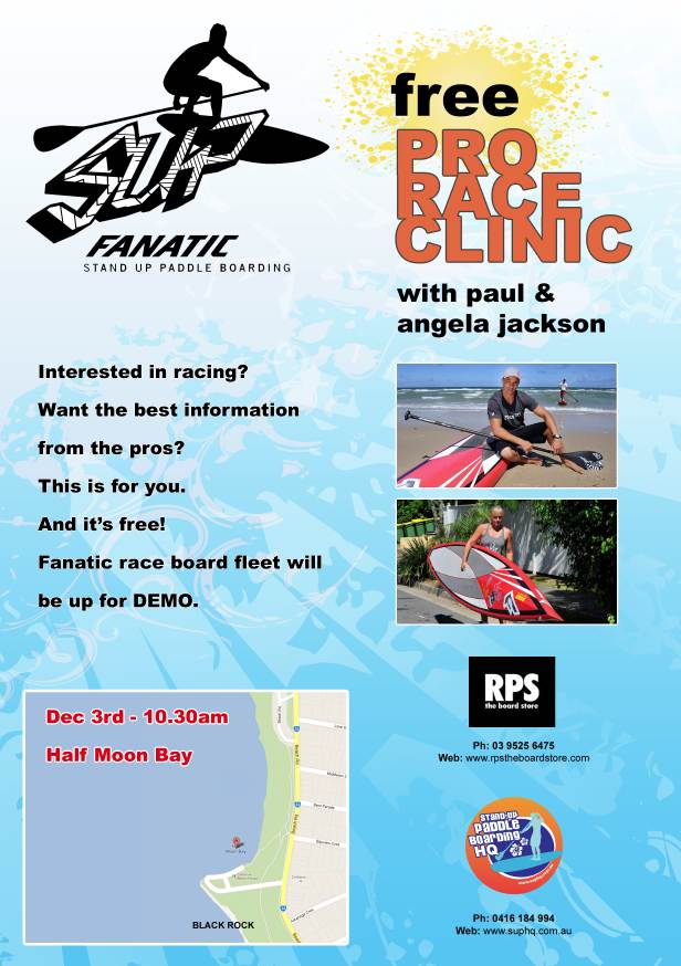 Fanatic Pro Race Clinic Melbourne
