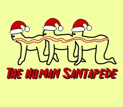 human-santapede