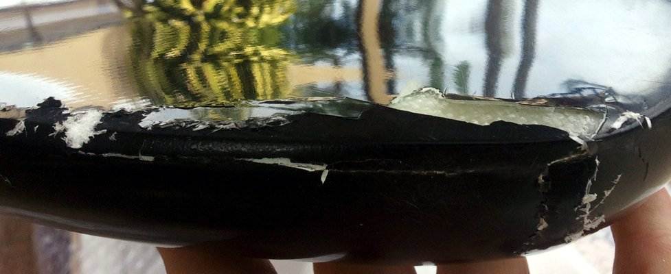 Brand new board damaged by Hunter Express couriers