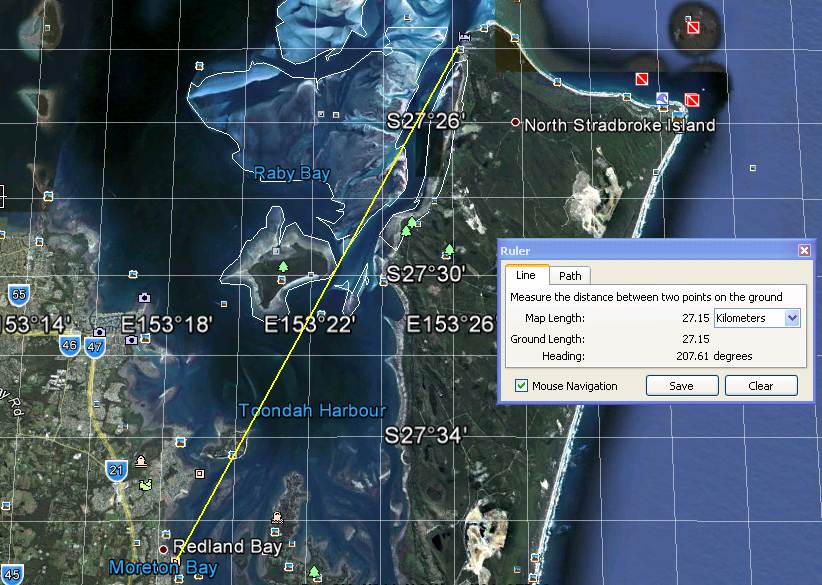 North Straddie to Redland