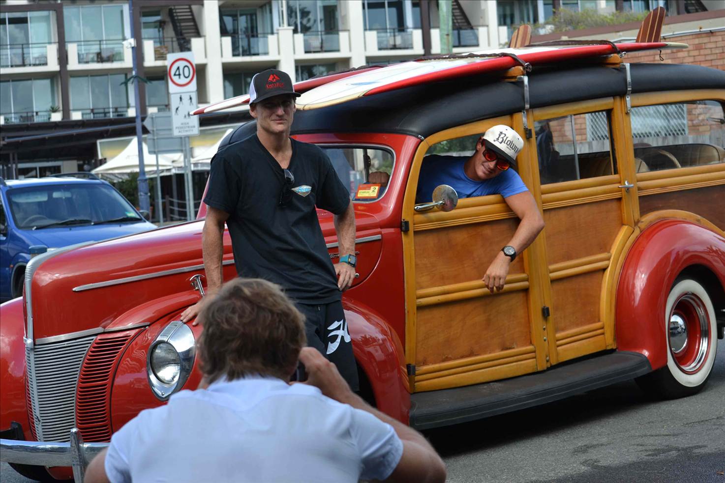 Serious Justin at the Press Day