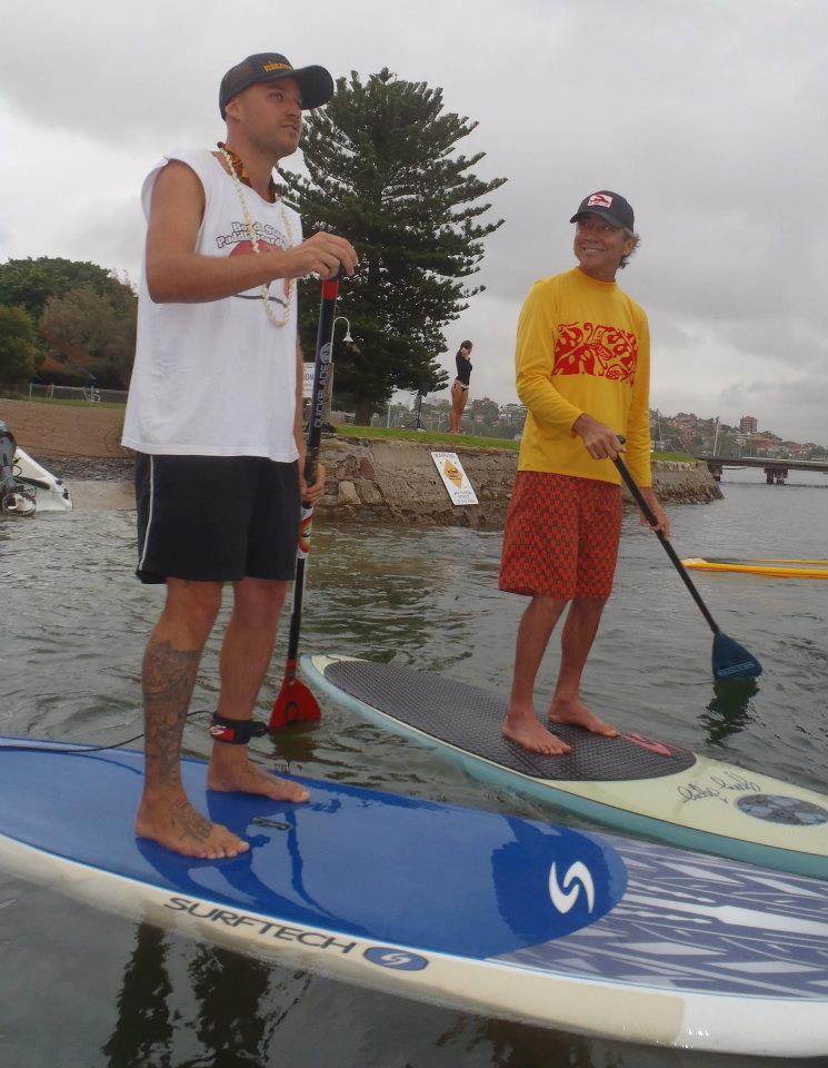 Paddling with Gerry Lopez