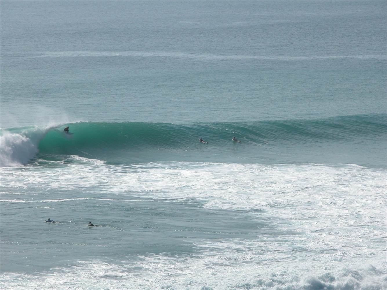 the day before the swell hit