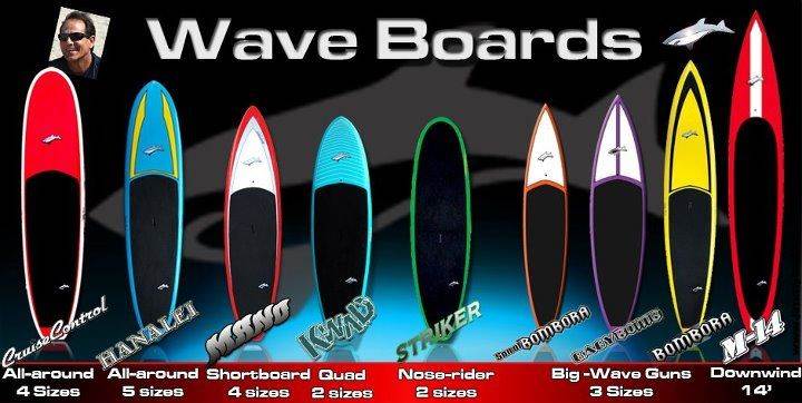 Wave Board range 2012
