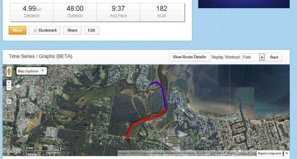 tingalpa creek 4.99km