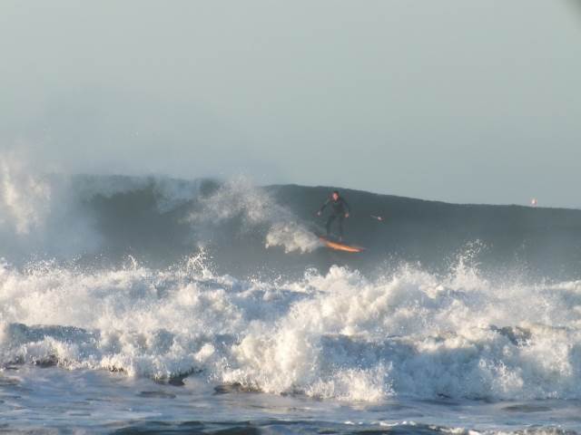 Frosty temps and big surf
