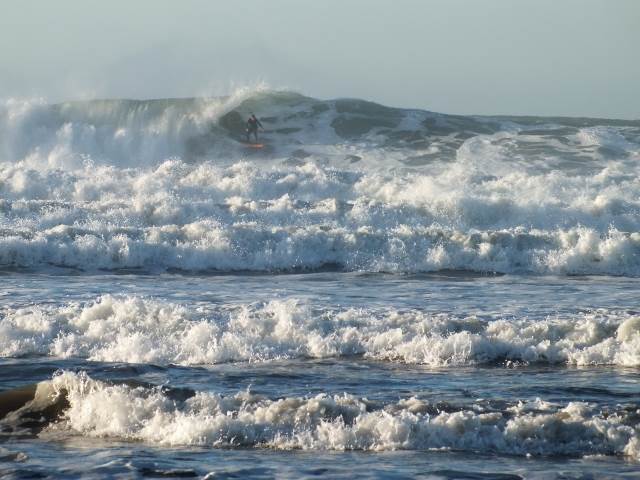Frosty temps and big surf