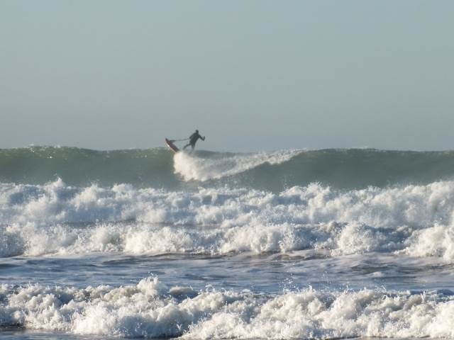Frosty temps and big surf