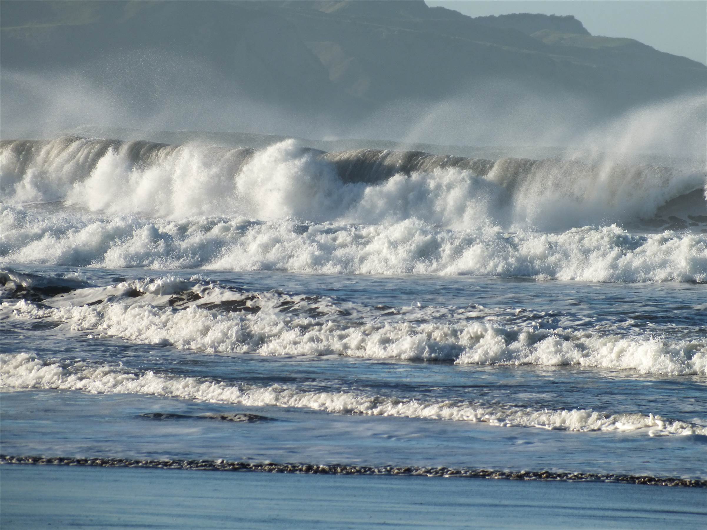 Frosty temps and big surf