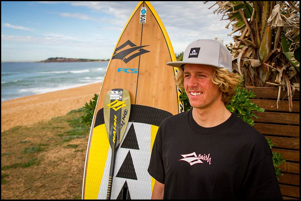 Welcome to team Naish SUP Toby Cracknell