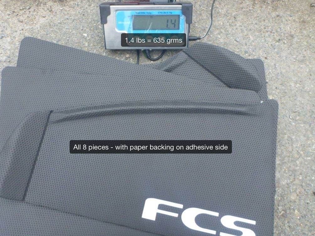 FCS Traction Pad weight