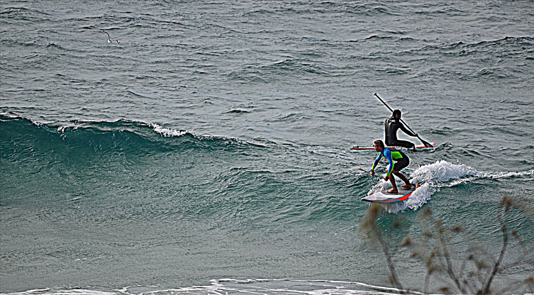 bit of wind cant keep a good sup down