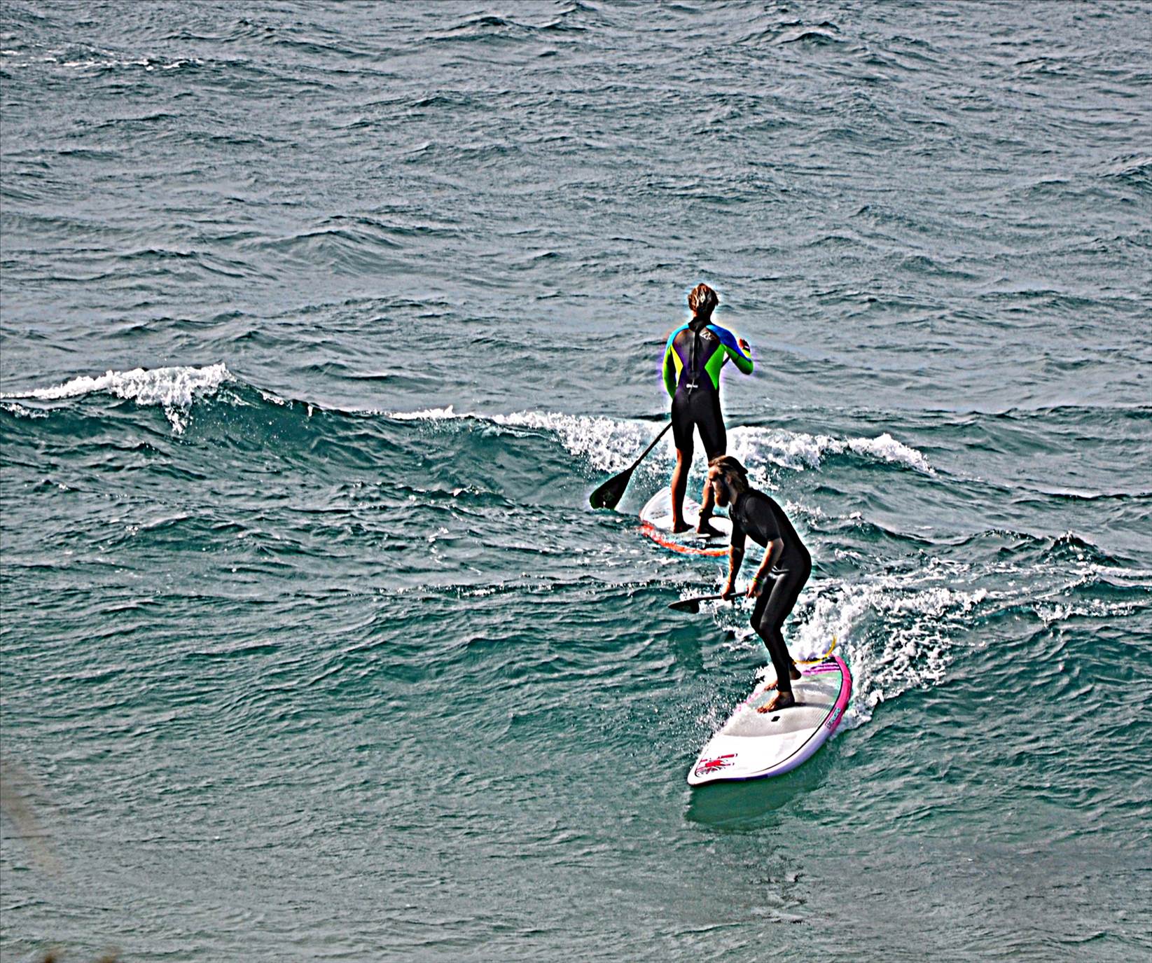 bit of wind cant keep a good sup down