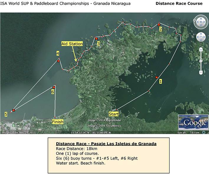 ISA-World-SUP-Championship-Granada-distance-course-map