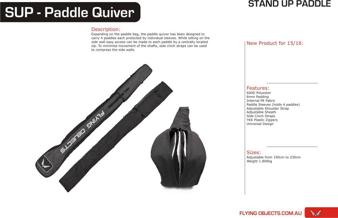 SUP Paddle Quiver