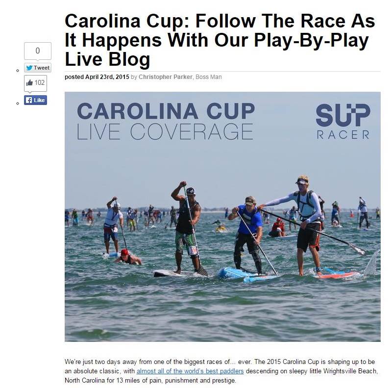 Carolina CUP 2015 Live Feed
