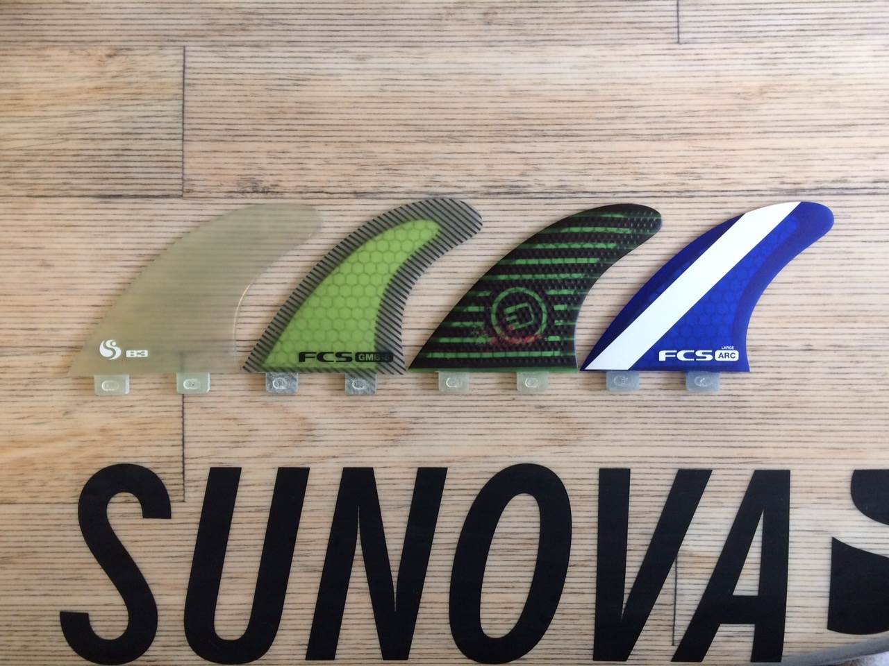 Various FCS Fin Options