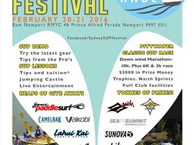 Sydney SUP Festival 2016 poster