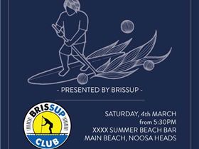 BrisSUP Welcome BBQ poster