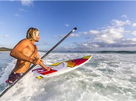 Pro rider Dimitri Georges, coming from France to show us how to ride the F-ONE Madeiro Pro 7'2''