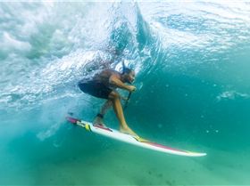 Pro rider Dimitri Georges, coming from France to show us how to ride the F-ONE Madeiro Pro 7'2''