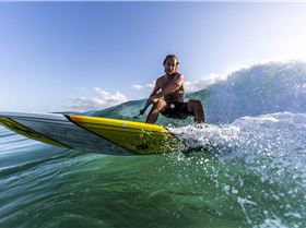 Pro rider Dimitri Georges, coming from France to show us how to ride the F-ONE Madeiro Pro 7'2''