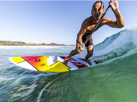 Pro rider Dimitri Georges, coming from France to show us how to ride the F-ONE Madeiro Pro 7'2''