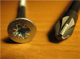 POZIDRIV screwdriver and screw