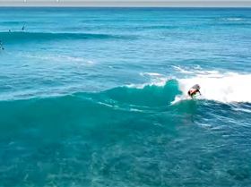 Video of the first Foilboard event at Bradah Mel s Waterman Championship Makaha   Stand Up Paddle Fo