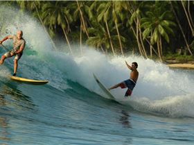 Father & Son sharing a wave