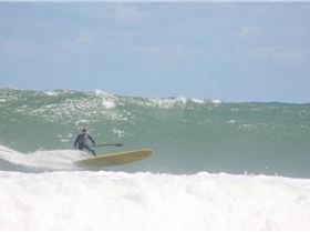 riding my new 106\"SUP