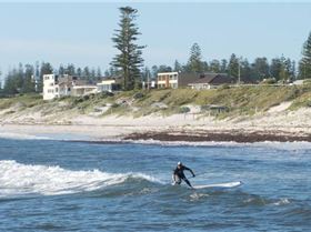  first wave on the SUP